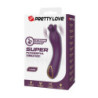 PRETTY LOVE - VIBRADOR RECARGABLE LUNAO 10 FUNCIONES MORADO