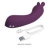 PRETTY LOVE - VIBRADOR RECARGABLE LUNAO 10 FUNCIONES MORADO