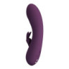 PRETTY LOVE - VIBRADOR RECARGABLE LANDYN CON FORMA DE CONEJO, 10 FUNCIONES, COLOR MORADO