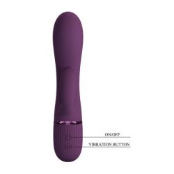 PRETTY LOVE - MARGIE VIBRADOR RECARGABLE CON FORMA DE CONEJO 10 FUNCIONES MORADO