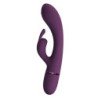 PRETTY LOVE - VIBRADOR RECARGABLE ROCCO CON FORMA DE CONEJO, 10 FUNCIONES, COLOR MORADO