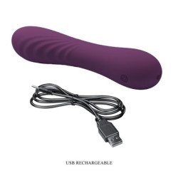 PRETTY LOVE - VIBRADOR RECARGABLE ALEXISROSE 10 FUNCIONES MORADO