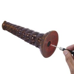 POWER MONSTERS - VOIDCLAW BRUTE, DILDO DE SILICONA INFLABLE BICOLOR DE FANTASÍA, 29 CM Ø 5,7 CM