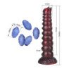 POWER MONSTERS - VOIDCLAW BRUTE, DILDO DE SILICONA INFLABLE BICOLOR DE FANTASÍA, 29 CM Ø 5,7 CM