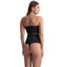 BYE-BRA - TANGA DE TALLE ALTO SIN COSTURAS, TACTO SUAVE, COLOR BEIGE, TALLA S