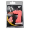 DIABLO PICANTE - VELA CON FORMA DE PENE CON FORMA DEL NÚMERO 7, COLOR ROSA