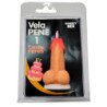 DIABLO PICANTE - VELA CON FORMA DE PENE CON LA FORMA DEL NÚMERO 1 COLOR CARNE