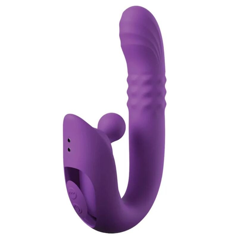 FANTASÍA PARA ELLA - VIBRADOR HARMONI PRO MORADO PARA EL PUNTO G Y EL CLÍTORIS (CONEJO)