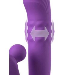 FANTASÍA PARA ELLA - VIBRADOR HARMONI PRO MORADO PARA EL PUNTO G Y EL CLÍTORIS (CONEJO)