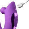 FANTASÍA PARA ELLA - VIBRADOR HARMONI PRO MORADO PARA EL PUNTO G Y EL CLÍTORIS (CONEJO)