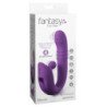 FANTASÍA PARA ELLA - VIBRADOR HARMONI PRO MORADO PARA EL PUNTO G Y EL CLÍTORIS (CONEJO)