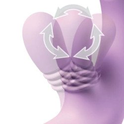 FANTASÍA PARA ELLA - VIBRADOR DE CONEJO MORADO PARA PUNTO G Y CLÍTORIS INTIMOTION FLUTTER PRO