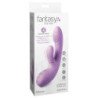 FANTASÍA PARA ELLA - VIBRADOR DE CONEJO MORADO PARA PUNTO G Y CLÍTORIS INTIMOTION FLUTTER PRO