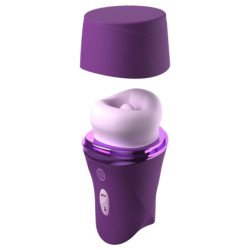 FANTASÍA PARA ELLA - ESTIMULADOR CLÍTORAL DE SUCCIÓN Y LAMIDA DE LUSH KISS PLUSH MORADO