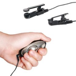 SERIE DE FANTASÍAS FETICHISTAS - PINZAS ELECTROESTIMULADORAS PARA PEZONES