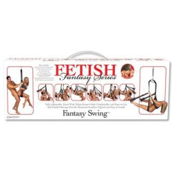 SERIE DE FANTASÍAS FETICHE - COLUMPIO SEXUAL DE FANTASÍA NEGRA