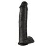 KING COCK - DILDO REALISTA CON TESTÍCULOS 38 CM NEGRO