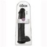 KING COCK - DILDO REALISTA CON TESTÍCULOS 38 CM NEGRO