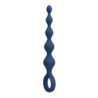 MR PLAY - PERLAS ANALES DE SILICONA AZUL Y TAPÓN ANAL 20,4 CM