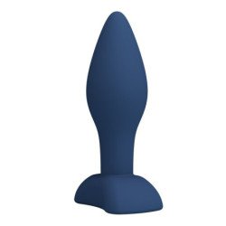 MR PLAY - TAPÓN ANAL DE SILICONA CÓNICO AZUL M