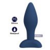 MR PLAY - TAPÓN ANAL DE SILICONA CÓNICO AZUL L