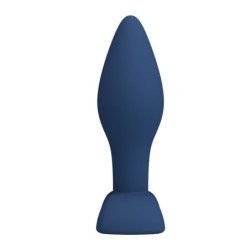 MR PLAY - TAPÓN ANAL DE SILICONA CÓNICO AZUL L