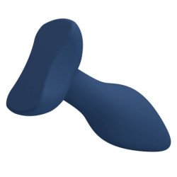 MR PLAY - TAPÓN ANAL DE SILICONA CÓNICO AZUL L