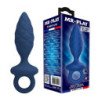 MR PLAY - TAPÓN ANAL TEXTURIZADO CON ANILLO AZUL M