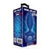 MR PLAY - TAPÓN ANAL TEXTURIZADO CON ANILLO AZUL M