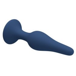 MR PLAY - TAPÓN ANAL DE SILICONA DELGADO AZUL L