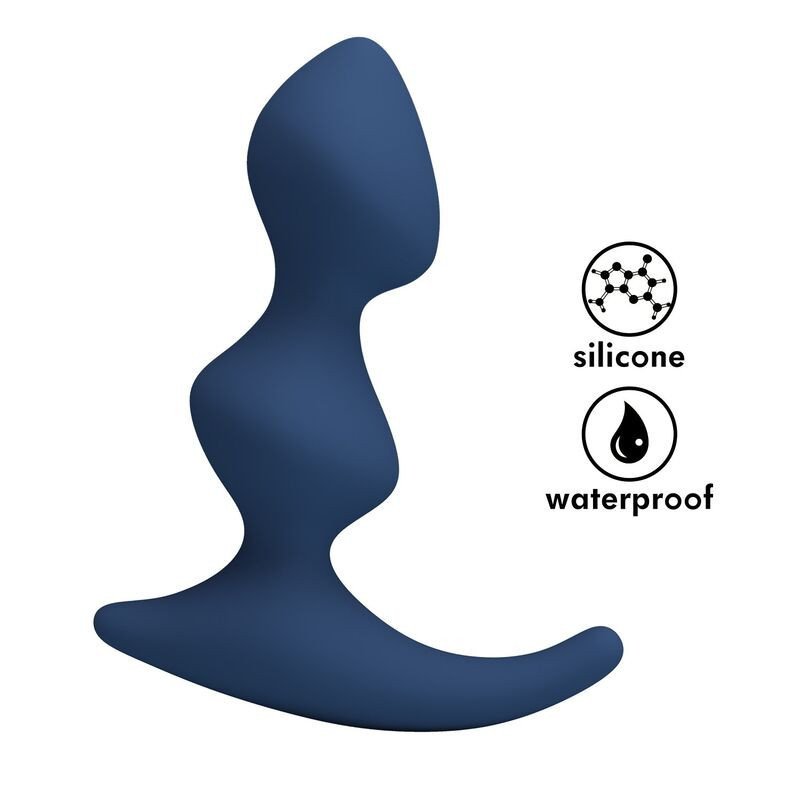 MR PLAY - TAPÓN ANAL AZUL ERGONÓMICO