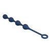 MR PLAY - PERLAS ANALES DE SILICONA AZUL TALLA M 33 CM