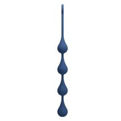 MR PLAY - PERLAS ANALES DE SILICONA AZUL TALLA L 42,6 CM