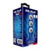 MR PLAY - TAPÓN ANAL CON BOLAS METÁLICAS Y VENTOSA AZUL