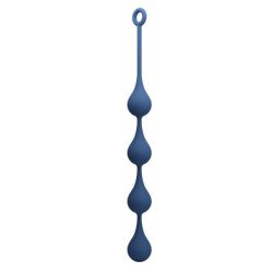 MR PLAY - PERLAS ANALES DE SILICONA AZUL TALLA XL 52,5 CM