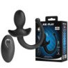 MR PLAY - VIBRADOR ANAL Y PERINEAL INALÁMBRICO CON CONTROL REMOTO, COLOR NEGRO