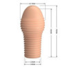 PRETTY LOVE - FUNDA PARA PENE CALIENTE CONSIGUE UN PENE MÁS GRUESO COLOR NATURAL
