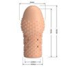 PRETTY LOVE - FUNDA PARA PENE DE GEEK PARA AGRANDAR TU PENE COLOR NATURAL