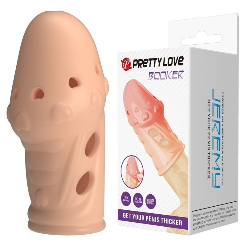 PRETTY LOVE - FUNDA PARA PENE CON TEXTURA DE SOCKER NATURAL