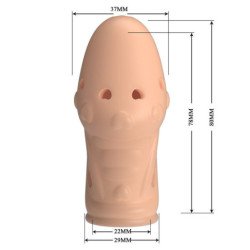 PRETTY LOVE - FUNDA PARA PENE CON TEXTURA DE SOCKER NATURAL