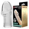 PRETTY LOVE - FUNDA PARA PENE HUEL PARA UN PENE MÁS GRUESO TRANSPARENTE