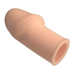 PRETTY LOVE - FUNDA PARA PENE HUEL CONSIGUE UN PENE MÁS GRUESO Y DE COLOR CARNE