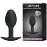 PRETTY LOVE - TAPÓN ANAL DE SILICONA DE 6,5 CM NEGRO