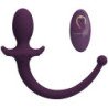 PRETTY LOVE - Tapón anal vibrador LIOEA con cola, 12 funciones, control remoto morado