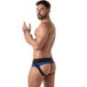 LOCKER GEAR - CALZONCILLO SUSPENSIVO DE CINTURA ANCHA AZUL S