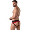 LOCKER GEAR - CALZONCILLO SUSPENSIVO DE CINTURA ANCHA ROJO S