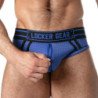 LOCKER GEAR - CALZONCILLO DEPORTIVO DE MALLA AZUL L