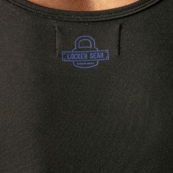 CAMISETA SIN MANGAS AZUL DE ACCESO ABIERTO L