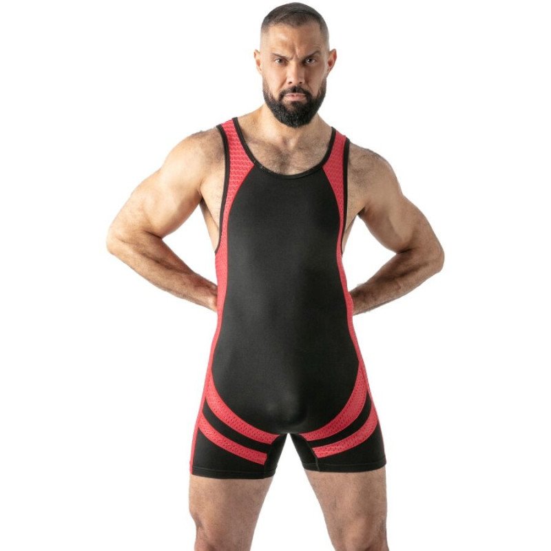 LOCKER GEAR - CAMISETA DE ACCESO ABIERTO ROJA L
