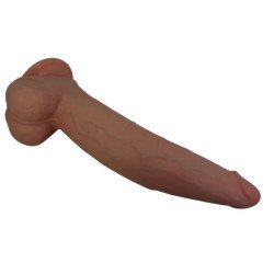 PRETTY LOVE - DILDO FLEXIBLE REALISTA CUTHBERT 20 CM Ø 5 CM TPE MARRÓN